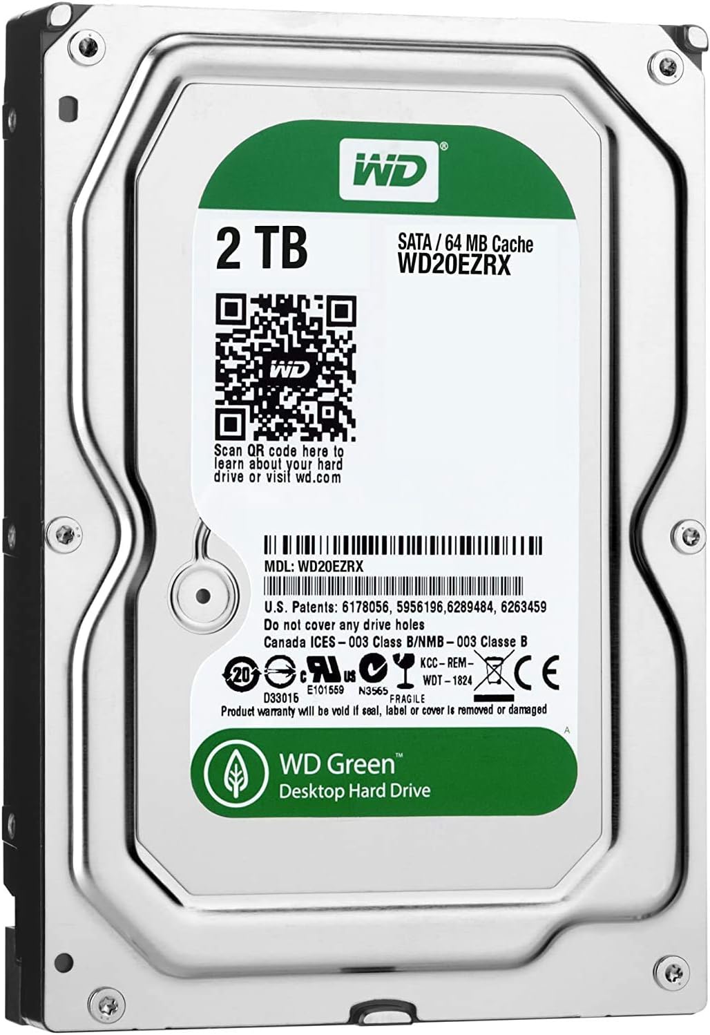 2TB 5400RPM SATA 3.5 inch Hard Drive Pack of 2 Z31448
