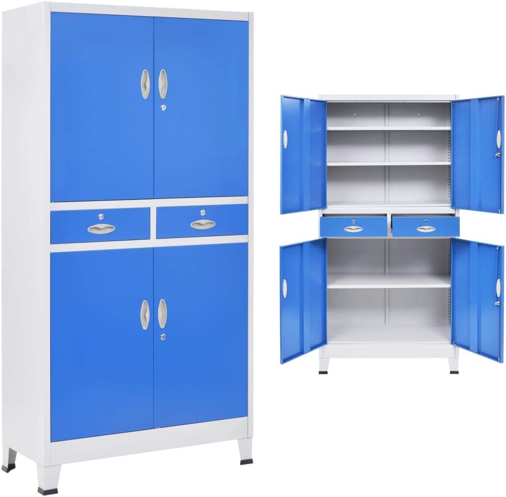 Metal Storage Cabinet with 4 Doors R938