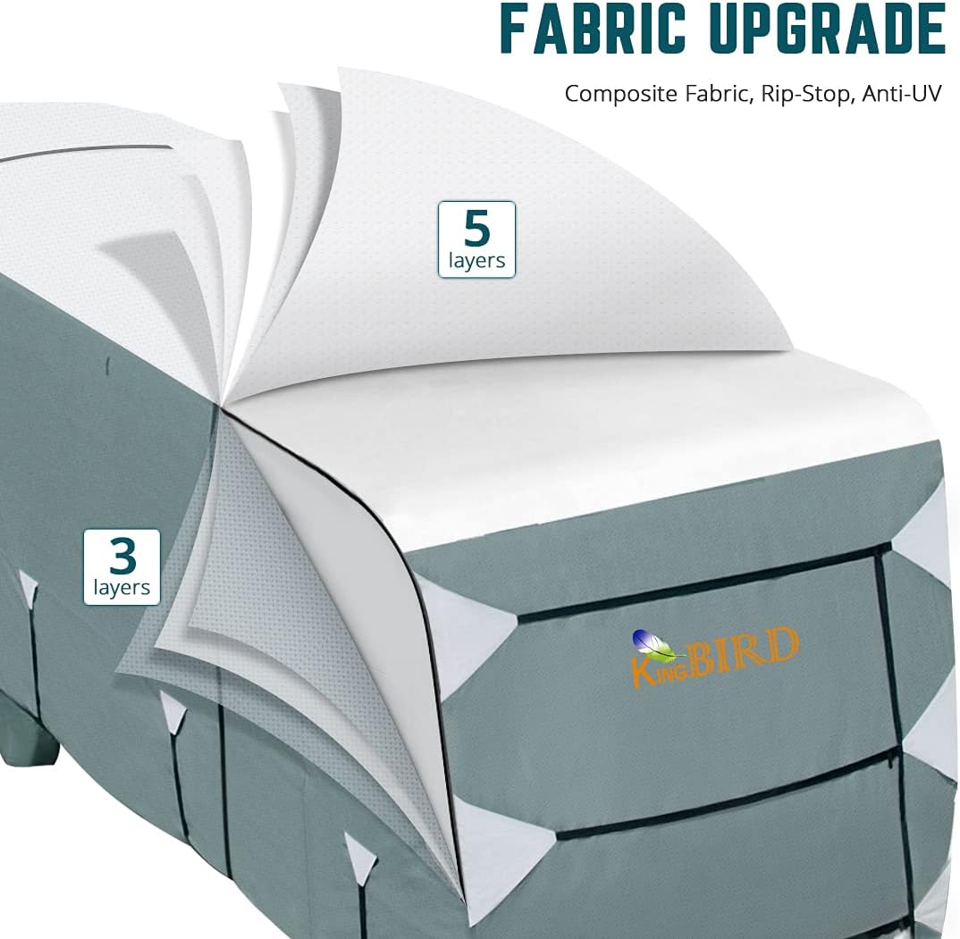 5 Layers RV Cover with Tire Covers F99716