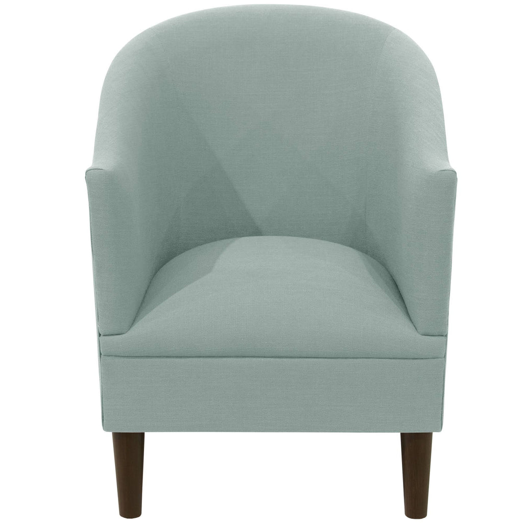 Upholstered Tub Chair Linen Seaglass F106109