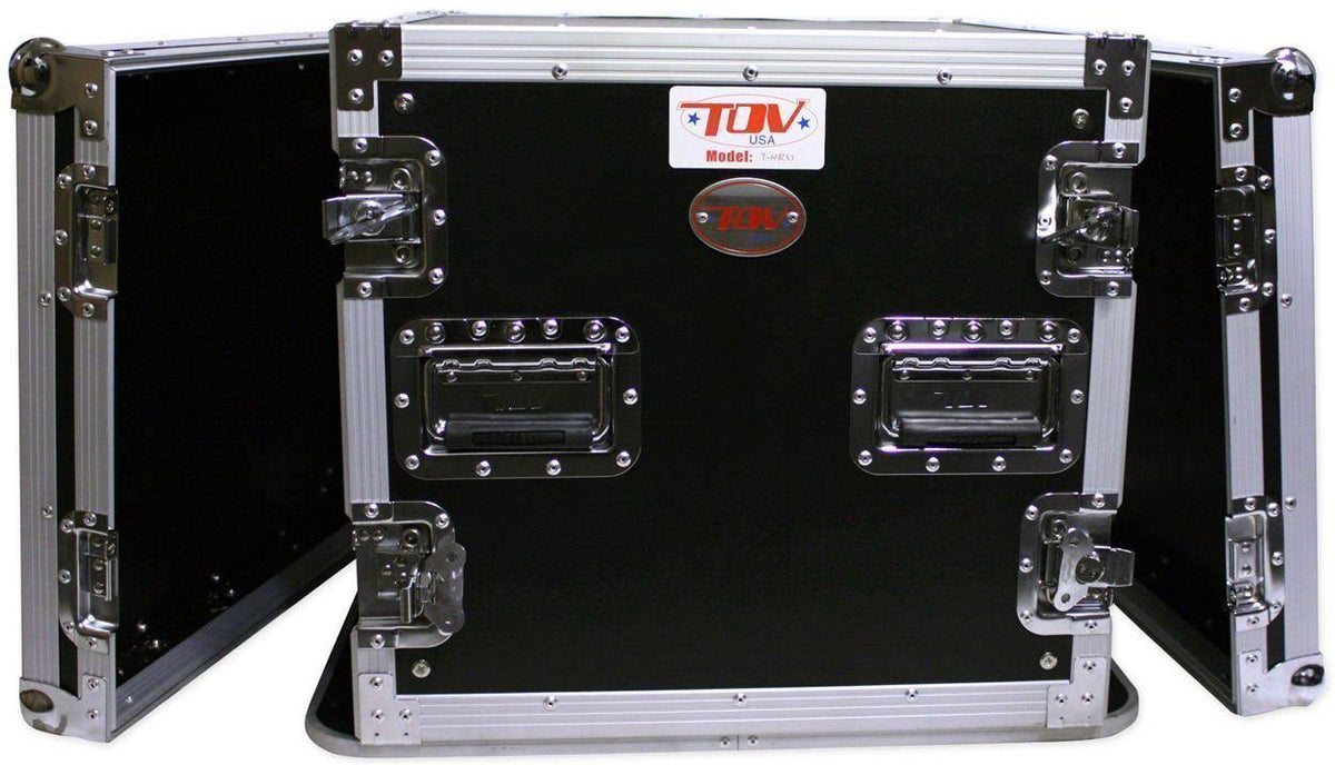 10U Amp Rack Mount Flight Case with Casters Y758688