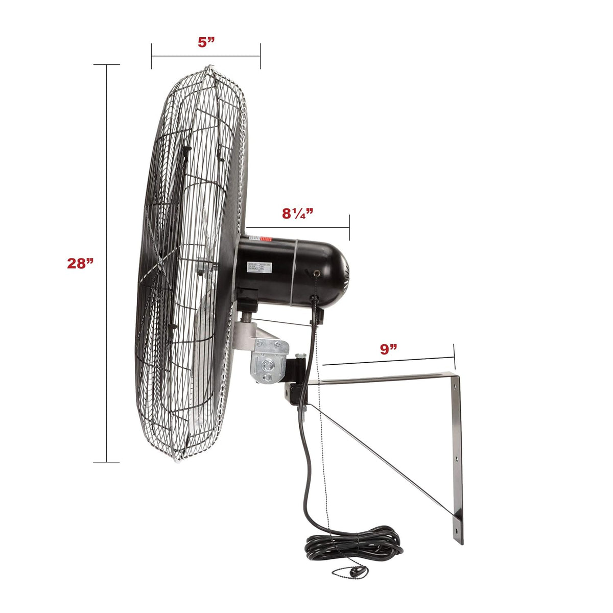 Commercial Wall Mount Fan D4649