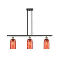Black Antique Brass 3 Light Island Light T9781