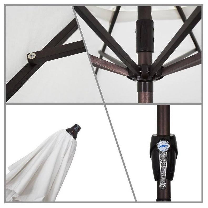 9 ft Aluminum Tilt Crank Lift Patio Umbrella P91974