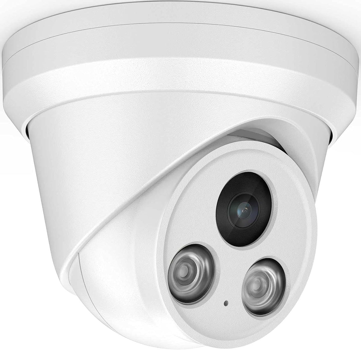 4K 8MP Outdoor PoE IP Camera with Mic/Audio, 98ft Night Vision, Black M6622