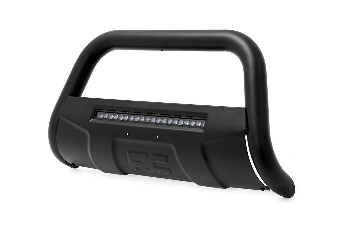 Black Bull Bar with LED Light Bar X910
