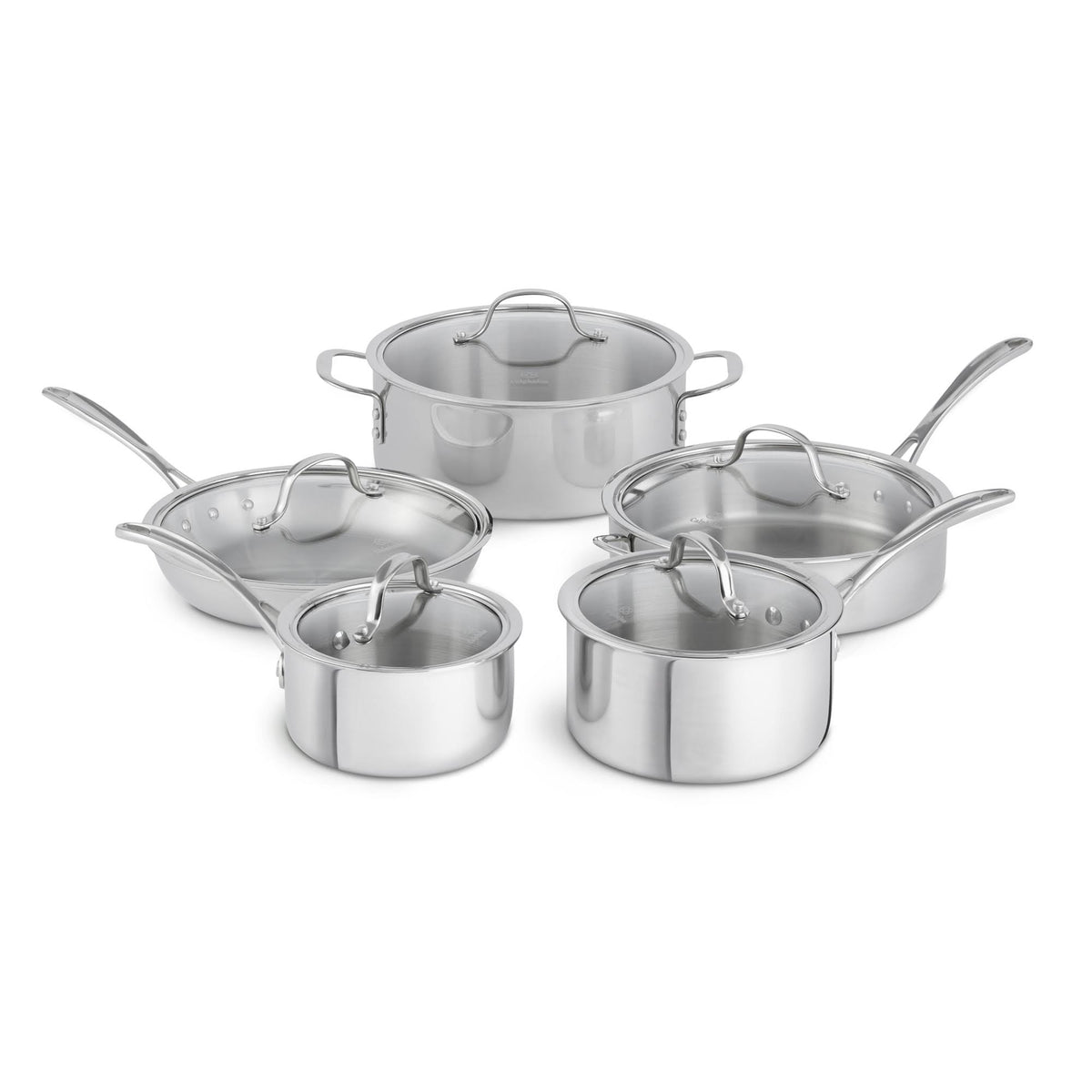 10-Piece Stainless Steel Cookware Set S74453