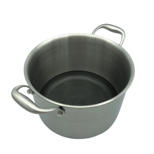 24cm Hybrid Stock Pot with Glass Lid Q498813