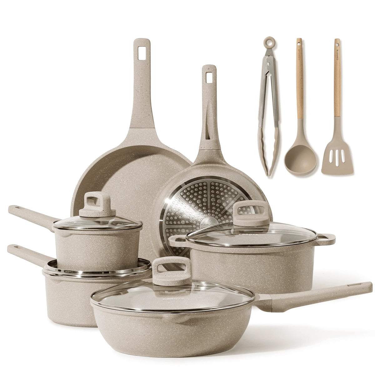 13 Pcs Nonstick Induction Cookware Set O10759