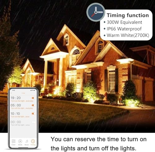 30W RGBW Color Changing LED Flood Light 2 Pack B5451