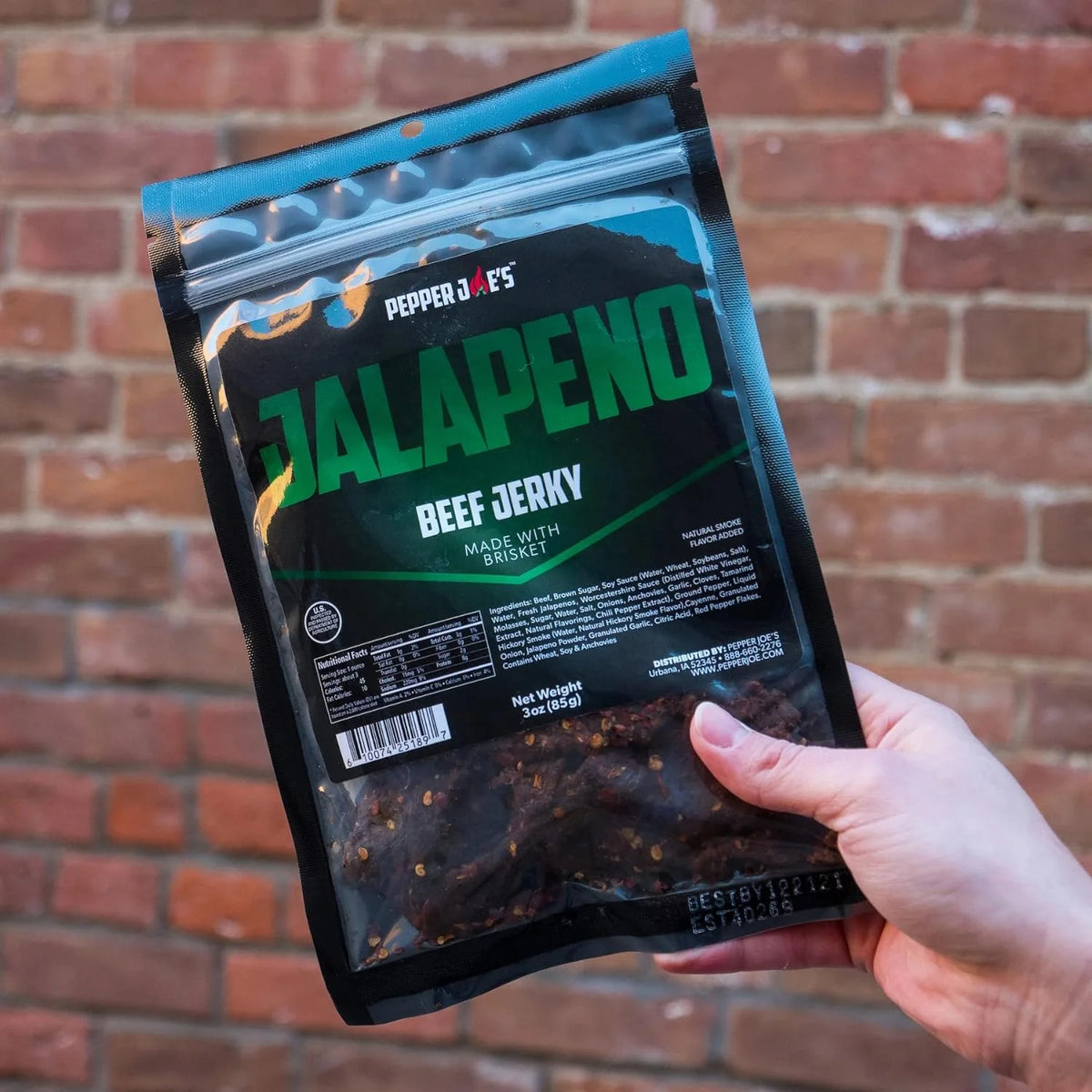 Jalapeno Brisket Jerky 3 Ounces W5961