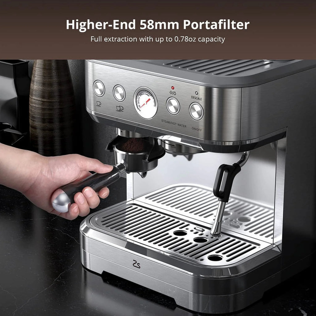 15Bar Stainless Steel Espresso Coffee Machine I474454