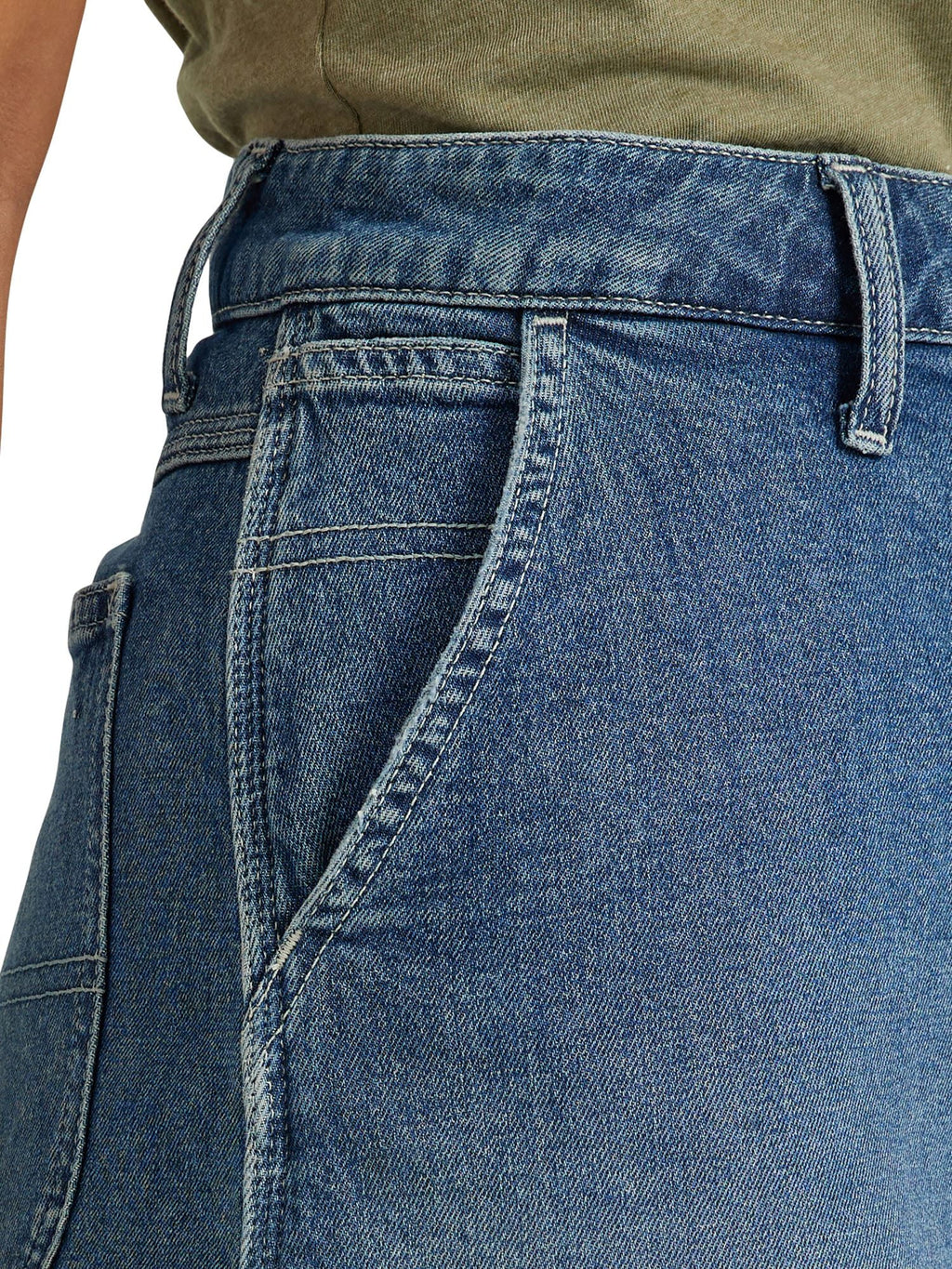 High Rise Loose Fit Denim Skirt A1915