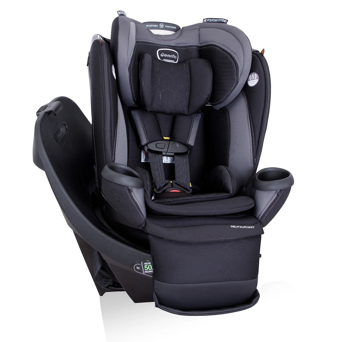 All-in-One Rotational Car Seat with Quick Clean Cover E157