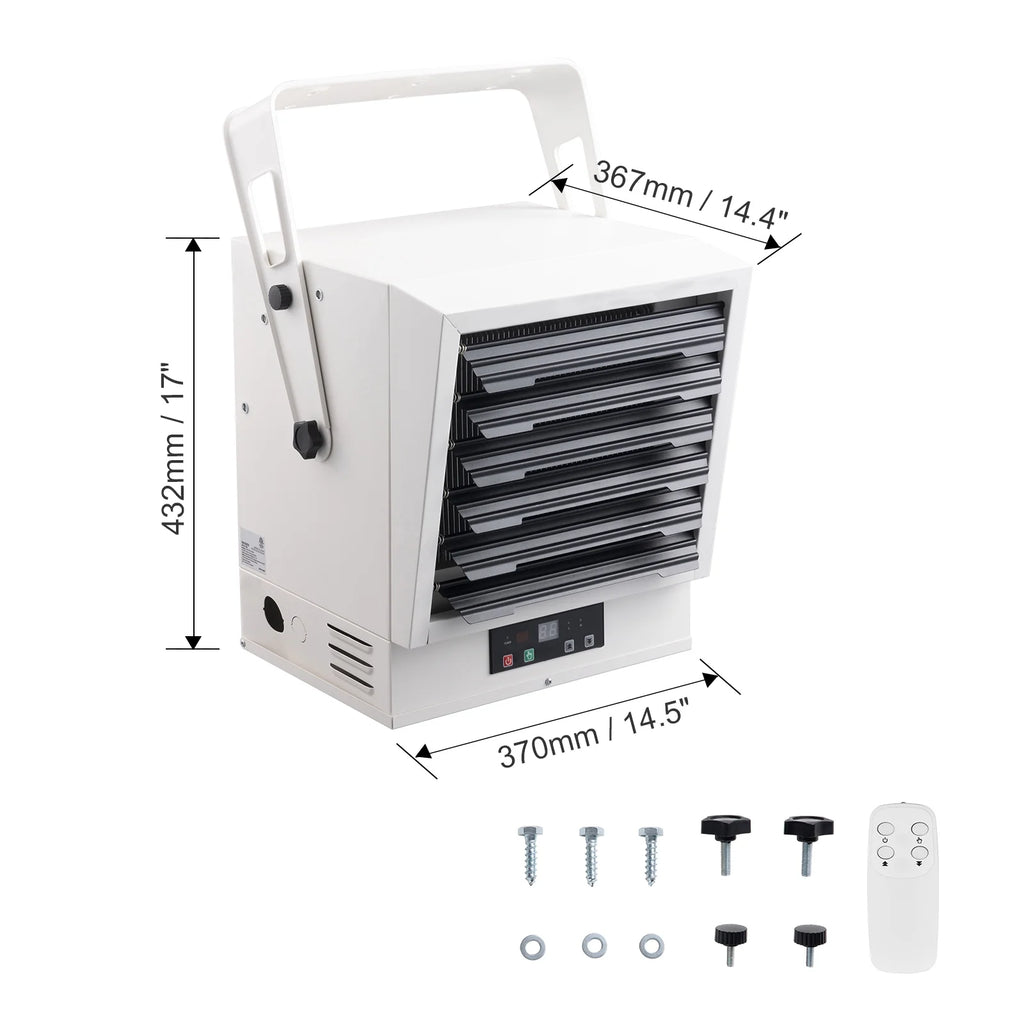 10000-Watt Electric Garage Heater with Remote B587