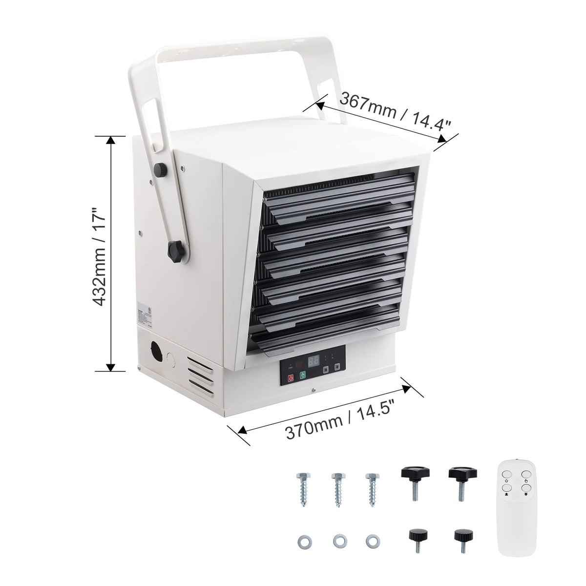 10000-Watt Electric Garage Heater with Remote B587