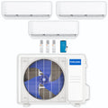 27,000 BTU 3 Zone Ductless Air Conditioner and Heat Pump S5556