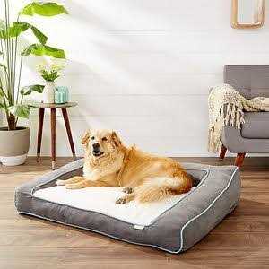 Orthopedic Bolster Dog Bed with Removable Cover K624