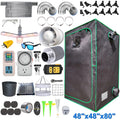 48"x48"x80" Complete Grow Tent Kit with LED Grow Light D923861