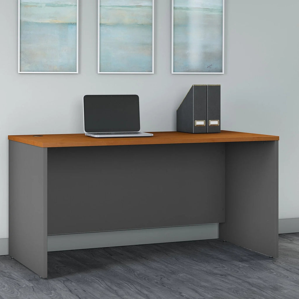 Office Desk in Natural Cherry Engineered Wood E79259