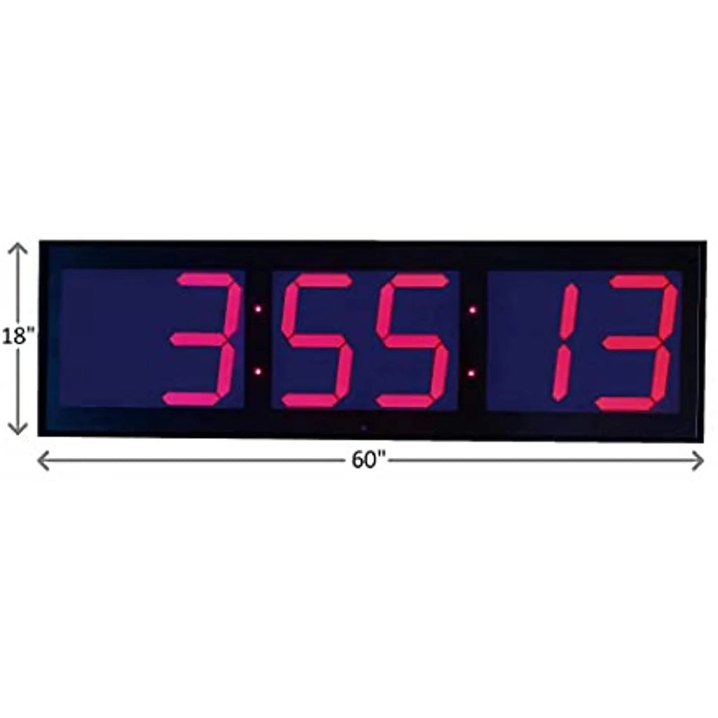 Industrial Warehouse Clock 12 Inch Numbers Aluminum Frame Z827