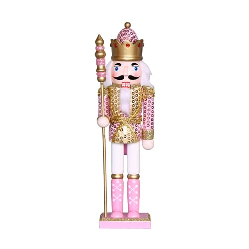 15 Inch Pink Wooden Nutcracker Ornaments Q902