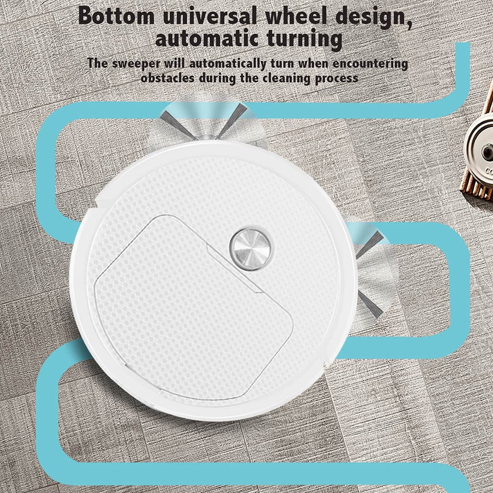 3 in 1 Black Robot Vacuum Cleaner C90457