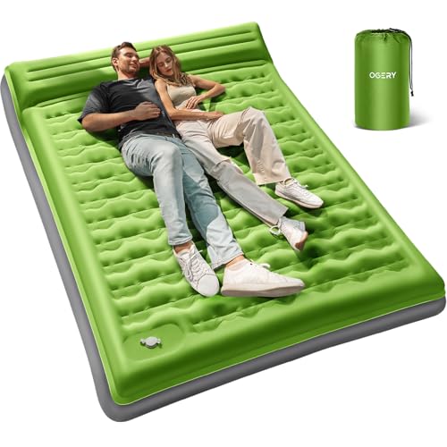 6" Extra-Thick Camping Sleeping Pad with Pillows D43805