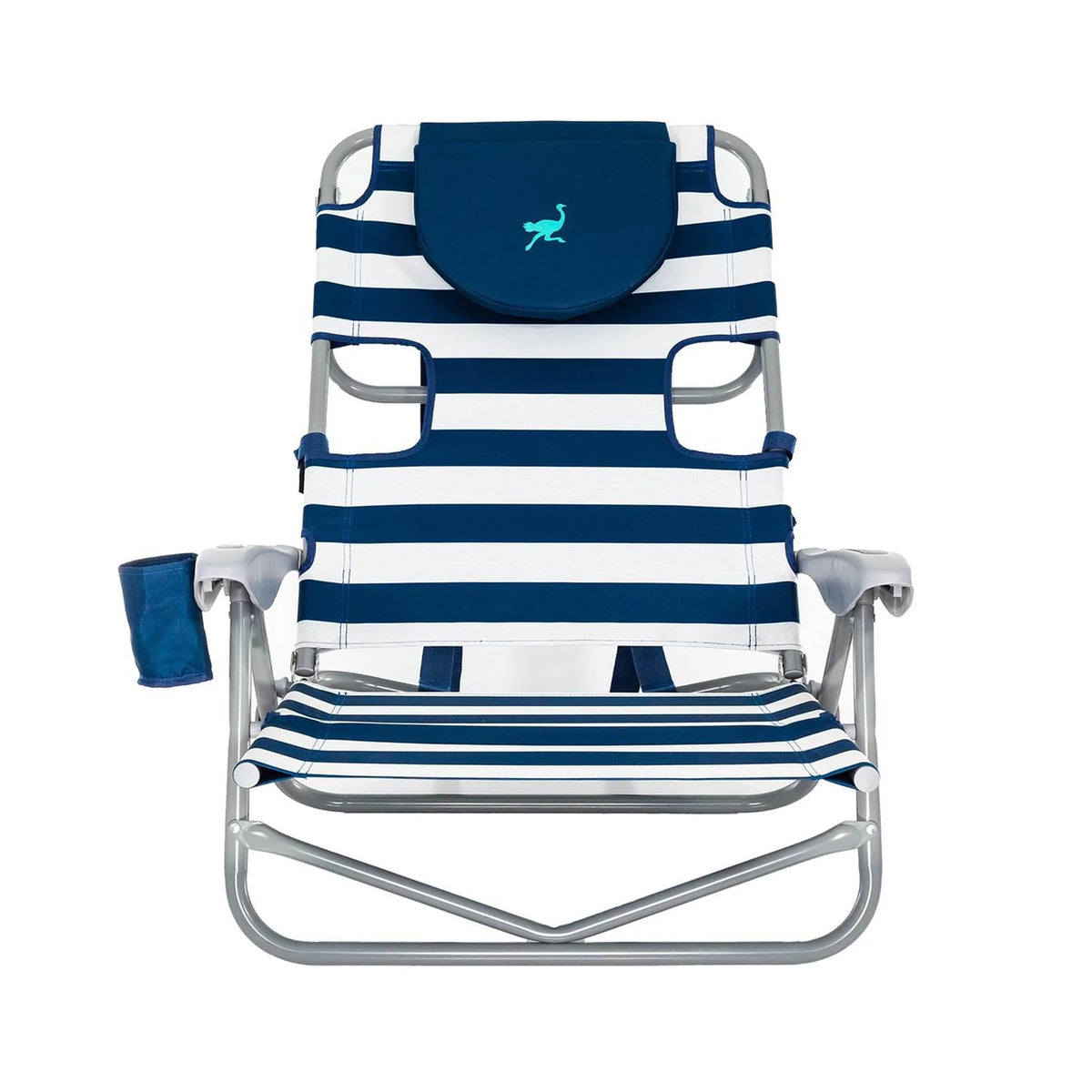 Striped Blue Backpack Beach Chair H799249