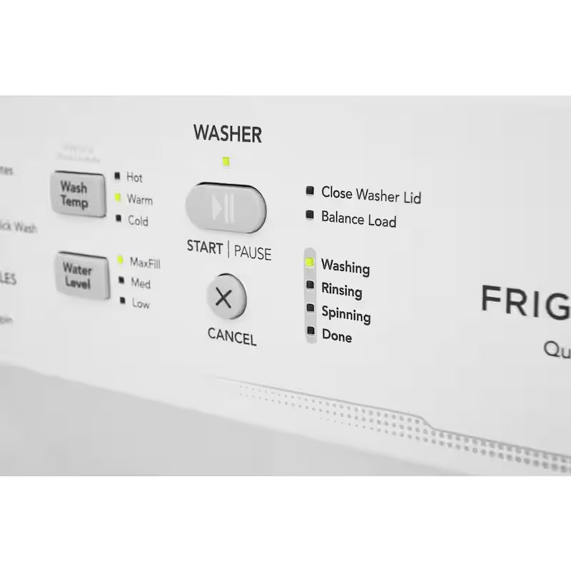 3.9 cu. ft. Washer and 5.5 cu. ft. Dryer Electric Stacked Laundry Center in White Y200827