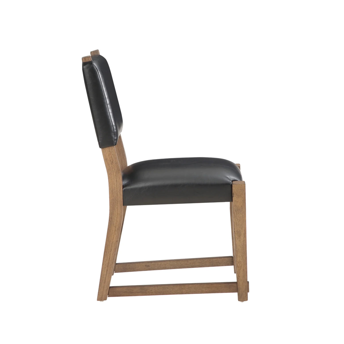 Dark Driftwood Wood Side Chair Set of 2 P3752