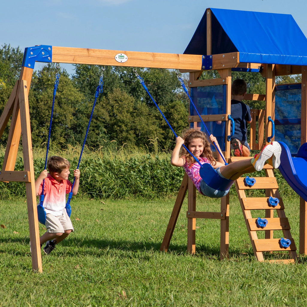 Wooden Cedar Swing Set A3139