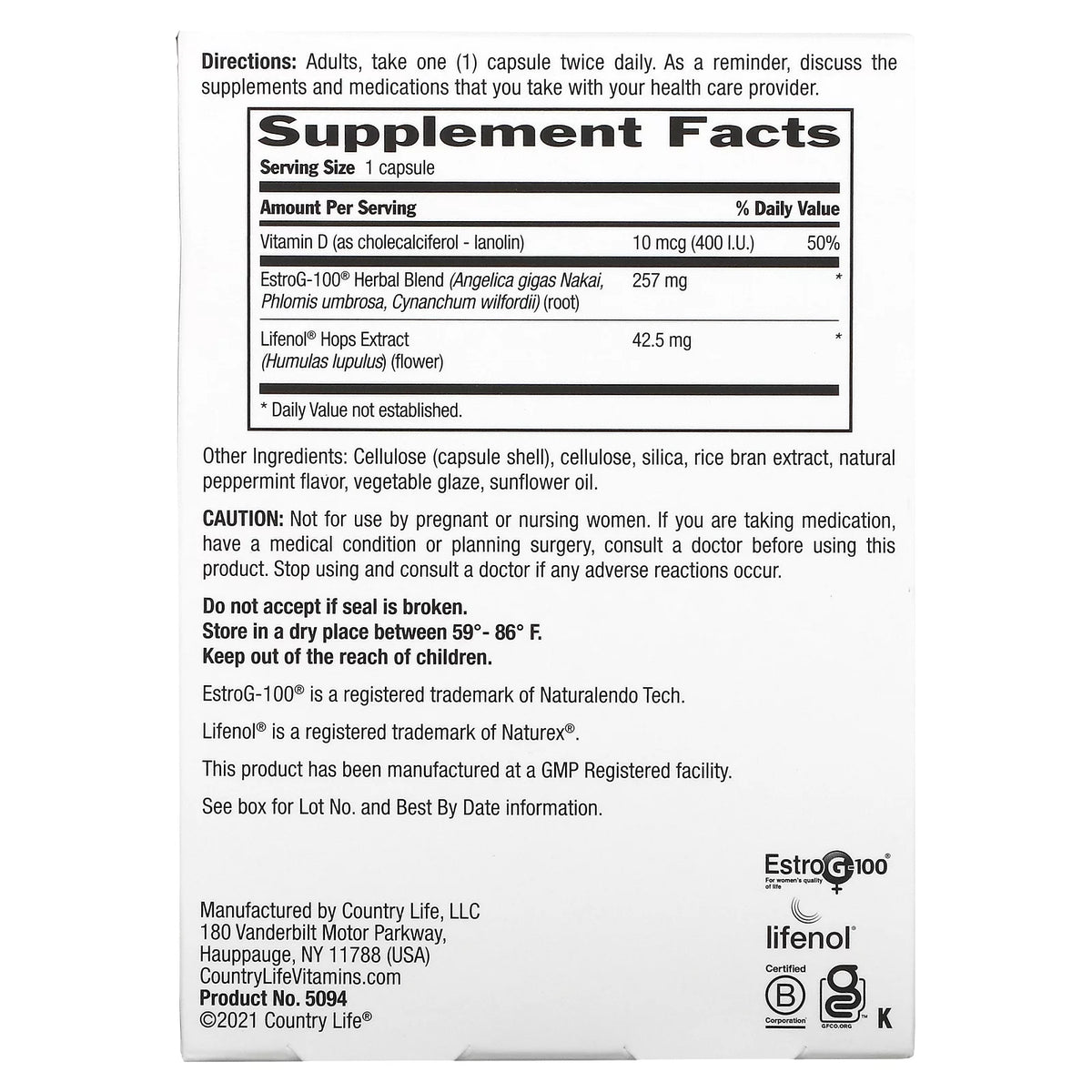60 Vegetarian Capsules A94373