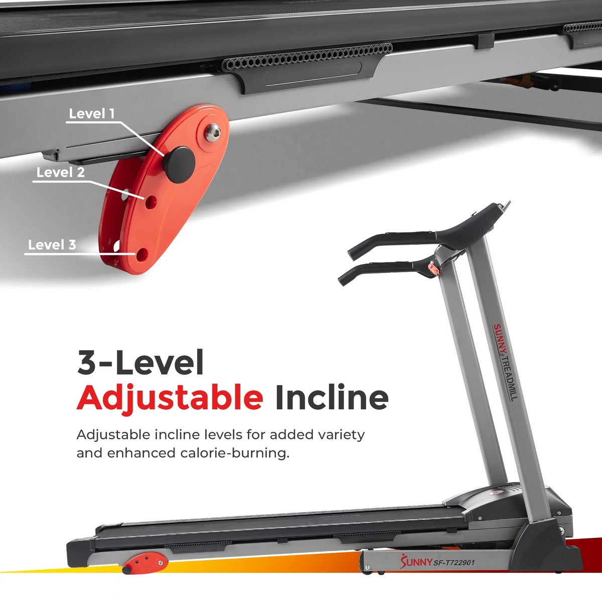Foldable Electric Treadmill with Adjustable Incline L829