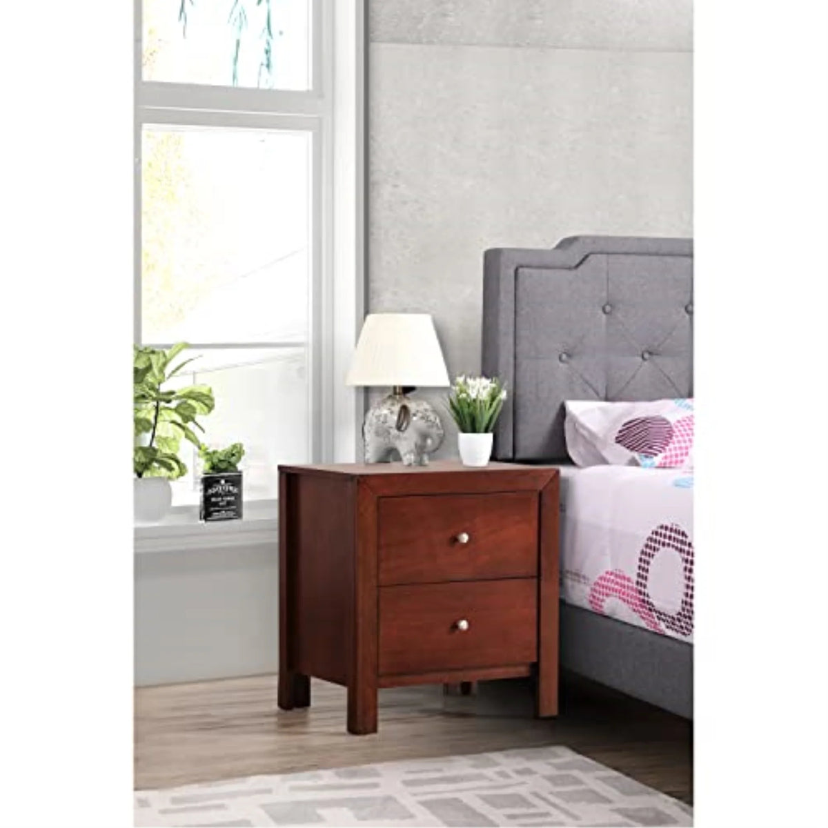 2 Drawer Nightstand in Cherry K635008