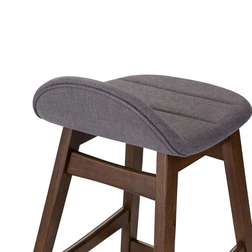 Grey Counter Chair Set of 2 X1828