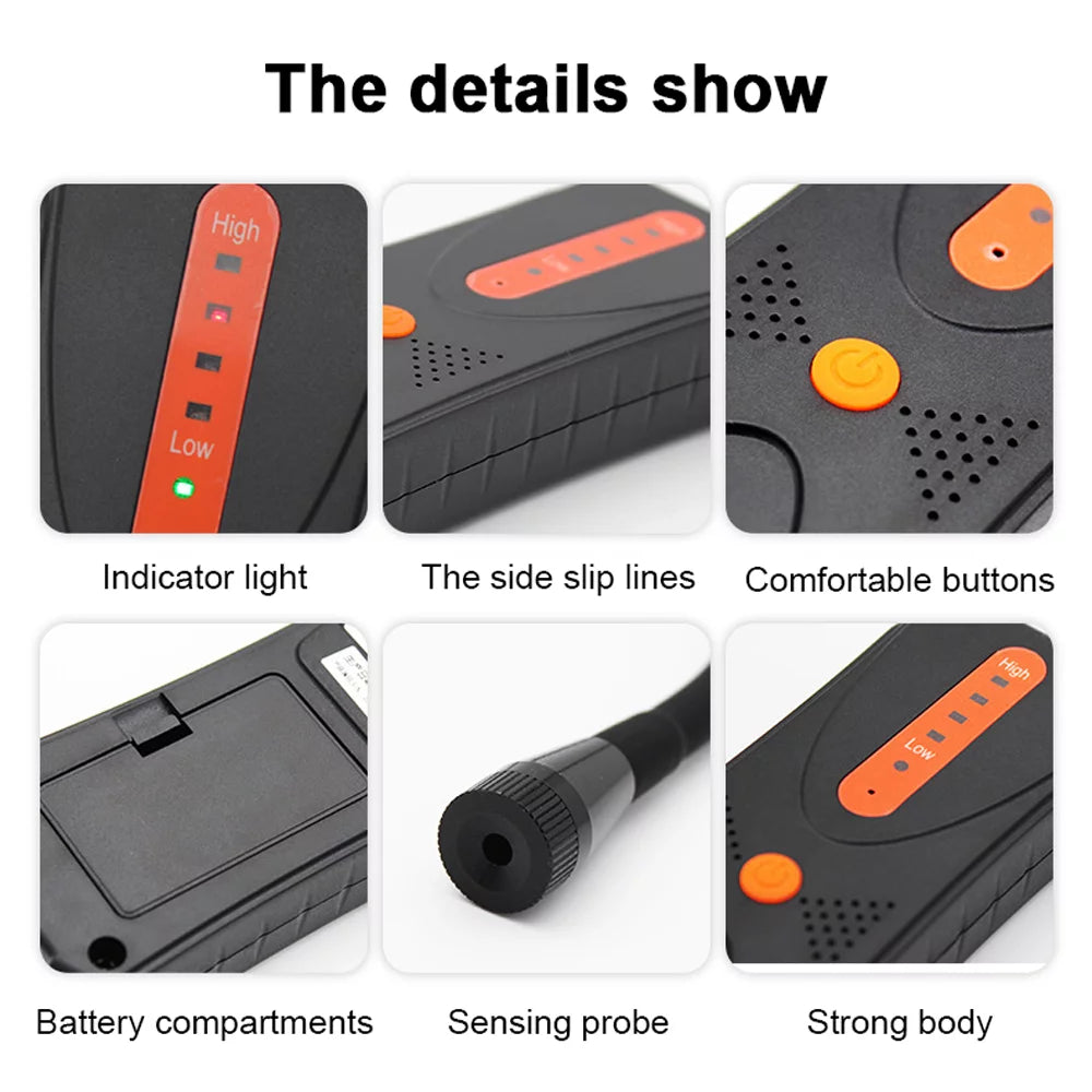 Handheld Combustible Gases Leak Detector Portable PPM Meter with Sound Alarm Y977