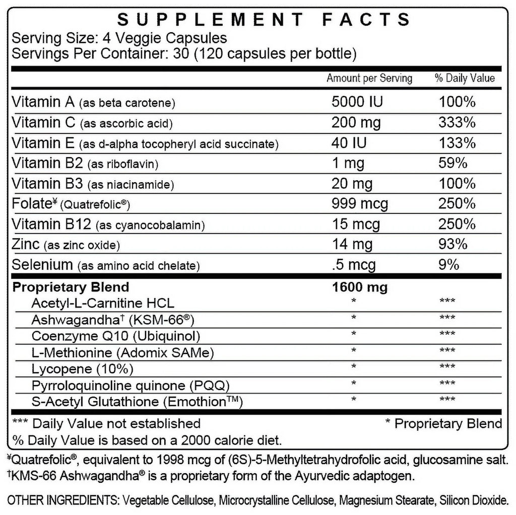 Male Fertility Supplement 120 capsules R867802