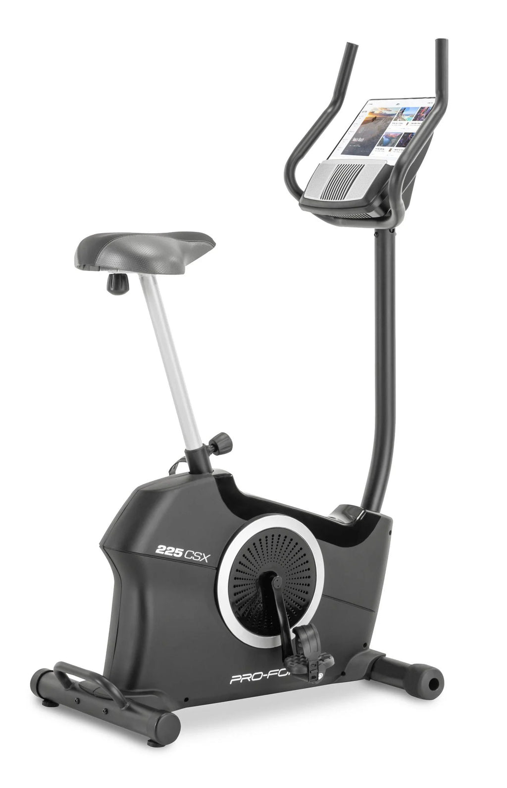 Recumbent Exercise Bike with Display and Tablet Holder I56859