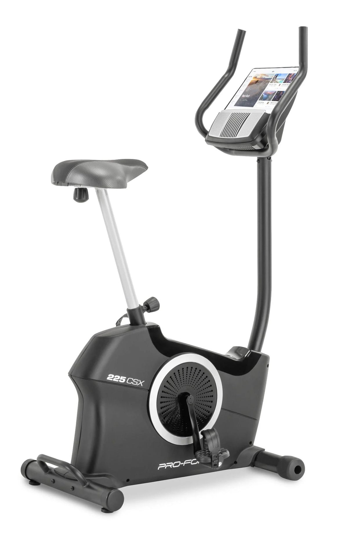 Recumbent Exercise Bike with Display and Tablet Holder I56859