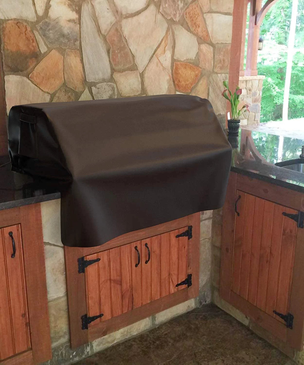 37'' Built-in Grill Cover, Waterproof & Windproof, 38" x 28" x 24" N402