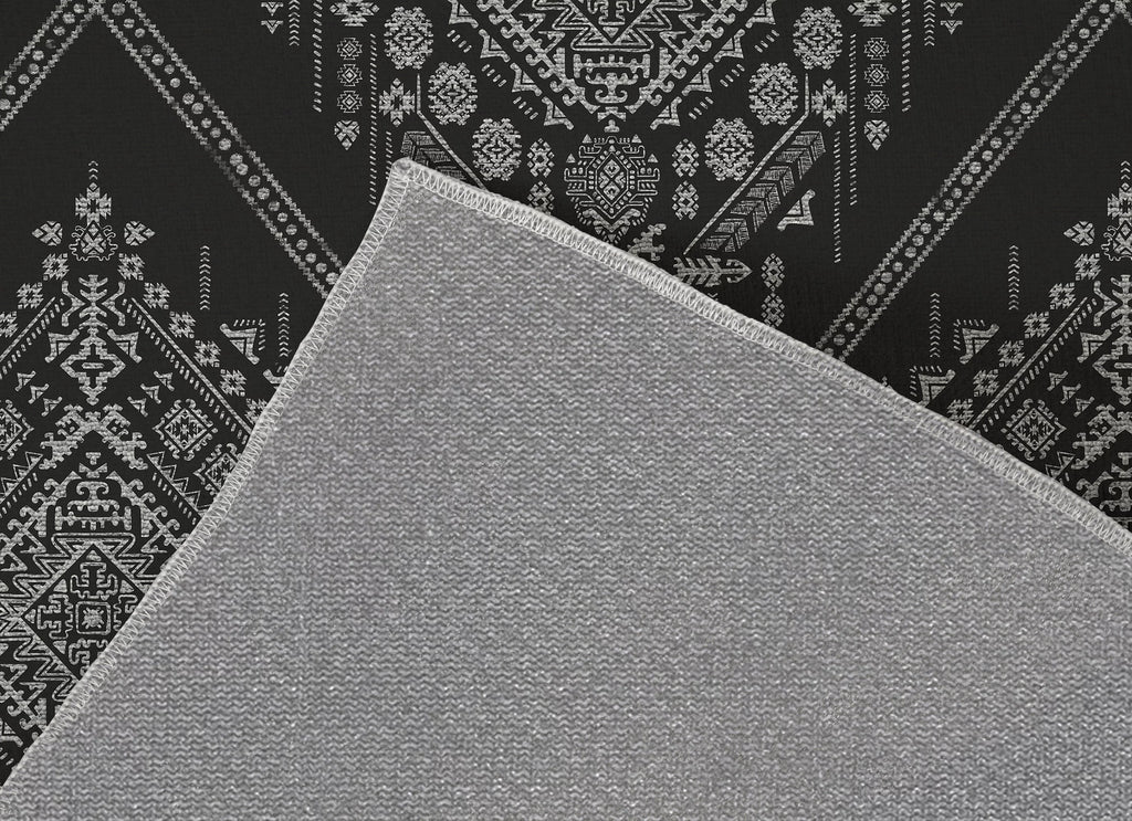 Charcoal Outdoor Rug O8278