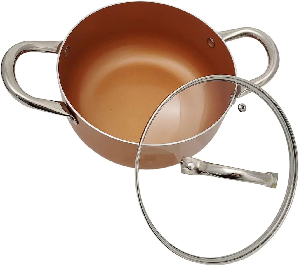5 Qt Nonstick Copper Ceramic Dutch Oven F234758