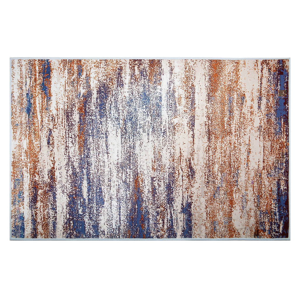 Abstract Faded Boho Vintage Diamond Area Rug F752
