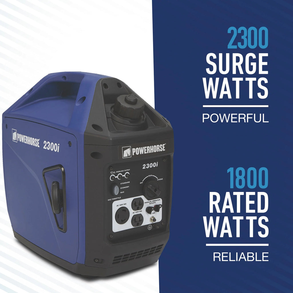 Portable Inverter Generator 2300 Surge Watts 1800 Rated Watts I562
