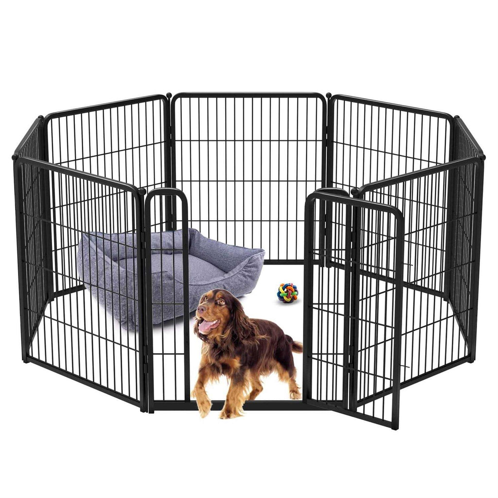 24 inch Dog Playpen with Silicone Foot Pads P300027