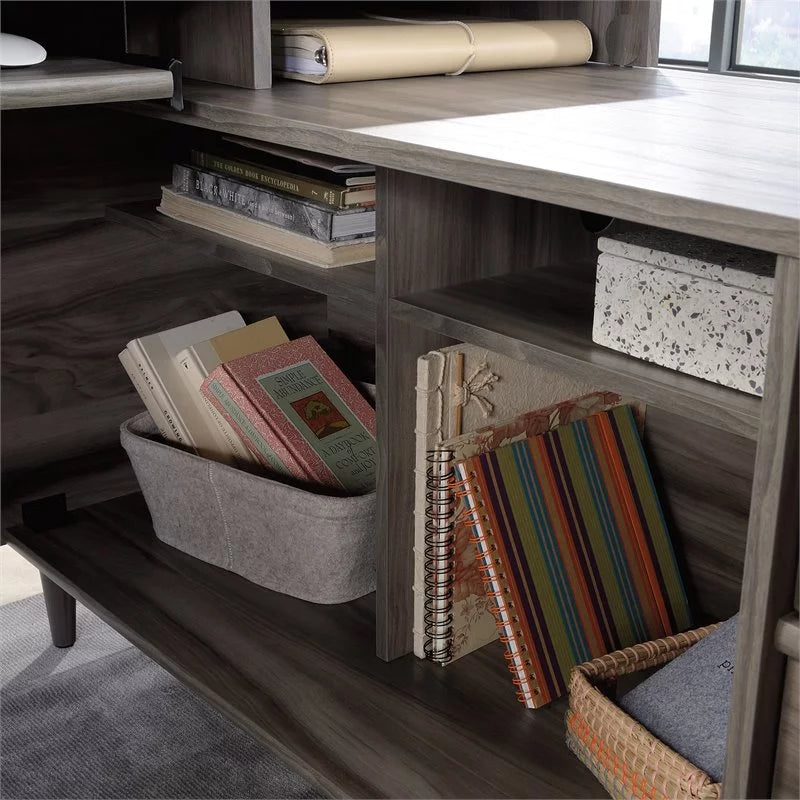L-Shaped Desk & Storage Cabinet 2-Piece Set D401036