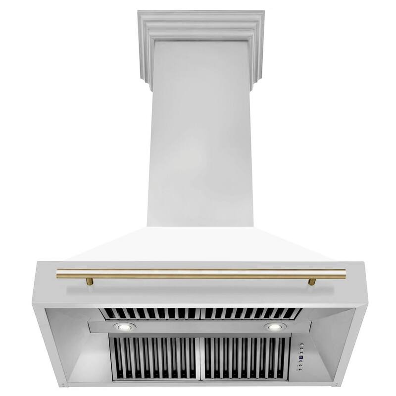 36 in. 700 CFM Ducted Wall Mount Range Hood in Stainless Steel T831852