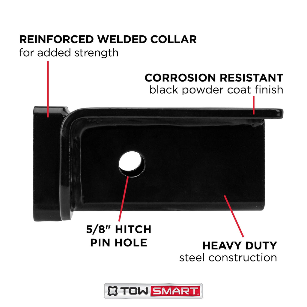 Class II Step Bumper Receiver Hitch 2 Receiver Opening, Black K246