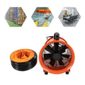 10 Inch Portable Ventilation Fan with 16 ft Duct Hose E15198